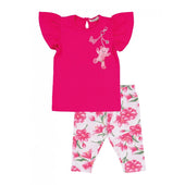 Everything Must Change (EMC) Girls Fuchsia Legging Set